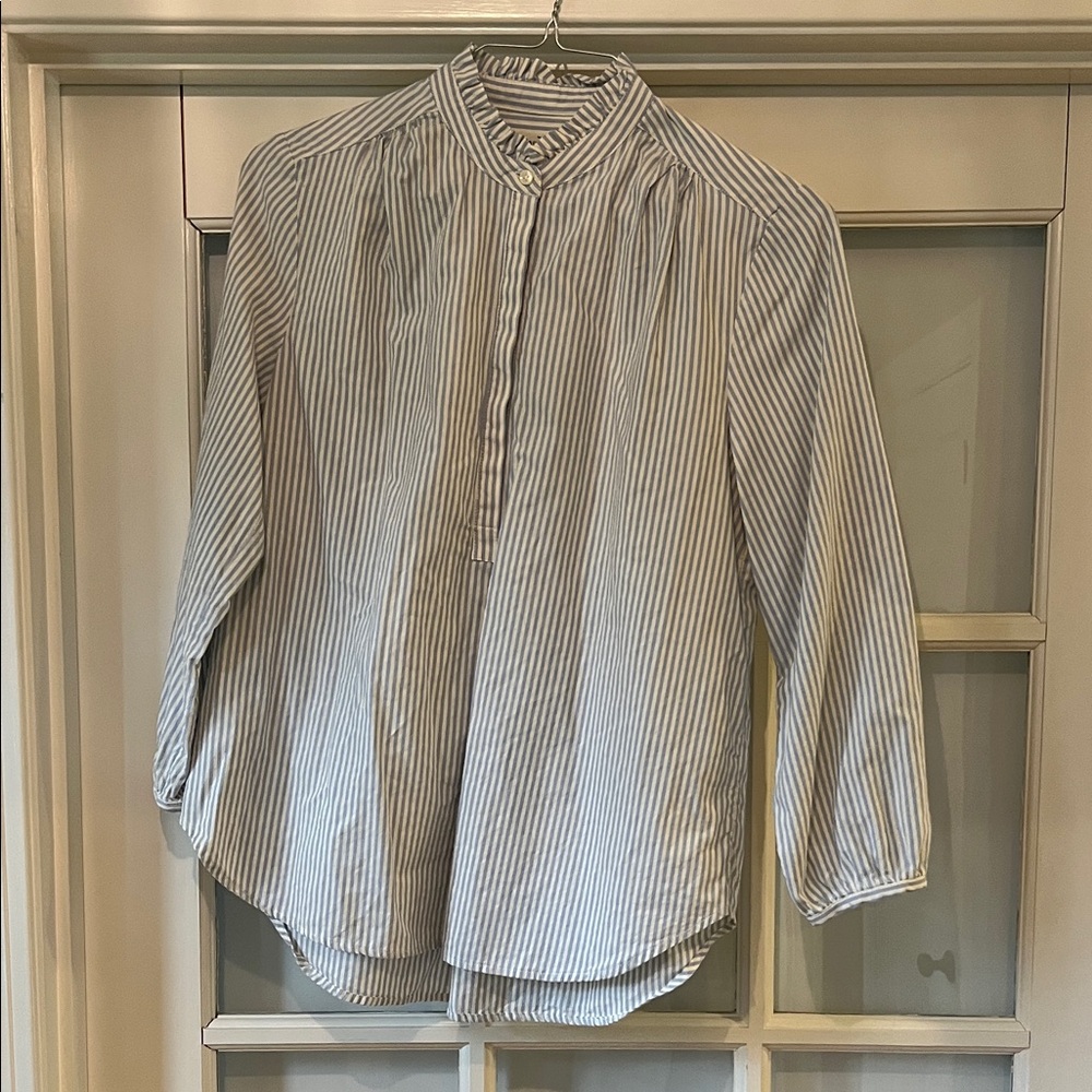 Birds of Paradis Striped Blouse